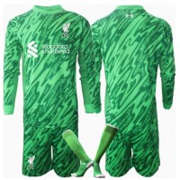 Liverpool Målvakt Bortadräkt Barn 2024-25 Långärmad (+ Korta byxor)